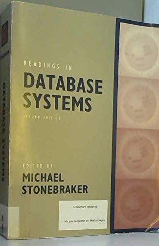 Tapa de Readings in database systems
