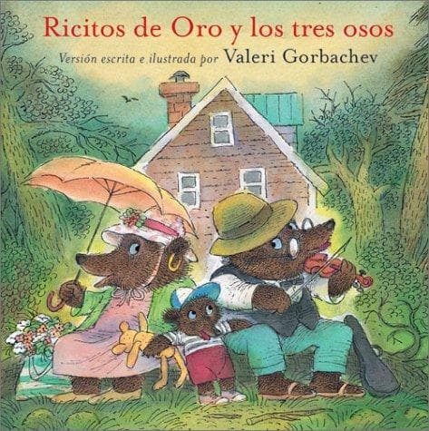 Tapa de Ricitos de oro y los tres osos