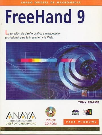 Tapa de FreeHand 9 - Para Windows Con CD-ROM
