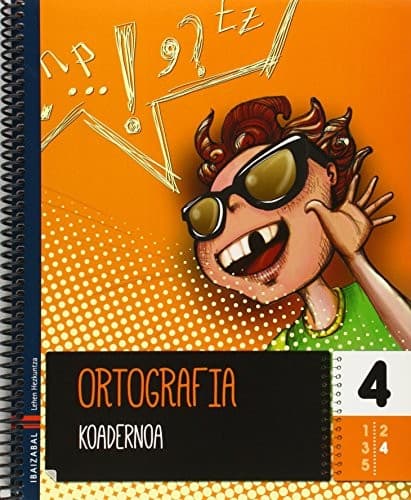 Tapa de Ortografia koadernoa 4