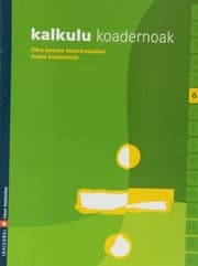 Tapa de Kalkulu koadernoak 6