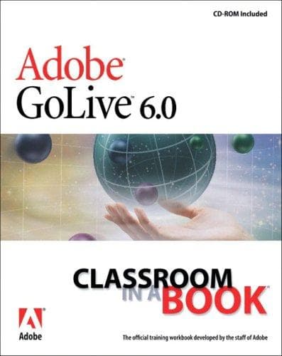 Tapa de Adobe GoLive 6.0.