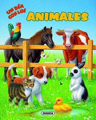 Tapa de Un día con los animales