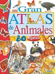 Tapa de Mi gran atlas de animales con pegatinas