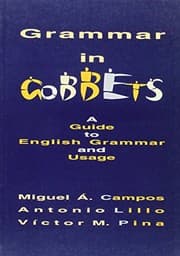 Tapa de Grammar in gobbets