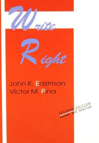 Tapa de Write right