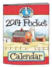 Tapa de 2014 Gooseberry Patch Pocket Calendar