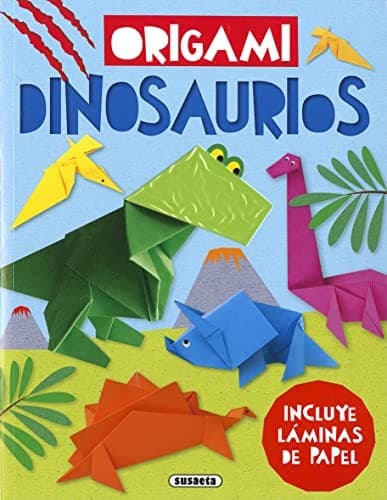 Tapa de Origami. Dinosaurios