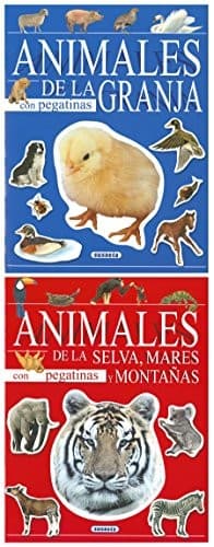 Tapa de Animales con pegatinas