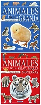 Tapa de Animales con pegatinas
