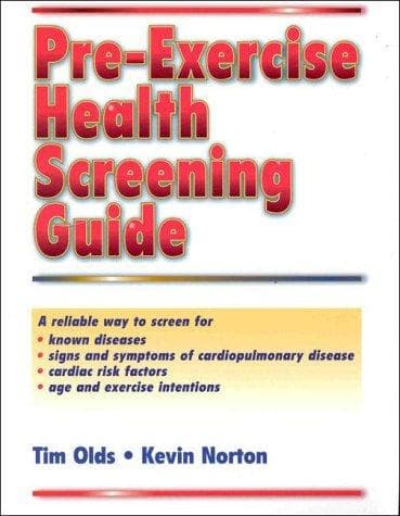 Tapa de Pre-exercise health screening guide