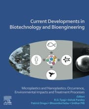 Tapa de Current Developments in Biotechnology and Bioengineering : Microplastics and Nanoplastics