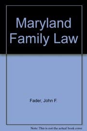 Tapa de Maryland family law