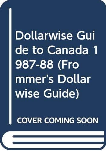 Tapa de Frommer's dollarwise guide to Canada