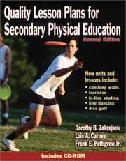 Tapa de Quality lesson plans for secondary physical education