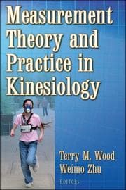 Tapa de Measurement theory and practice in kinesiology