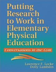 Tapa de Putting research to work in elementary physical education