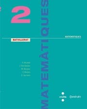 Tapa de Matemàtiques. 2 Batxillerat. Construïm
