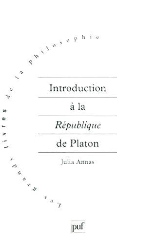 Tapa de Introduction à la "République" de Platon