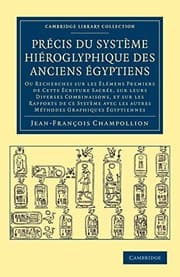 Tapa de Précis du Système Hiéroglyphique des Anciens Egyptiens