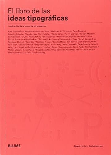 Tapa de Libro de las ideas tipográficas
