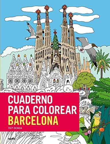 Tapa de Cuaderno para colorear Barcelona