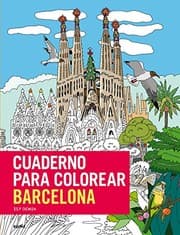 Tapa de Cuaderno para colorear Barcelona