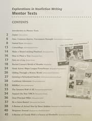 Tapa de Explorations in nonfiction writing