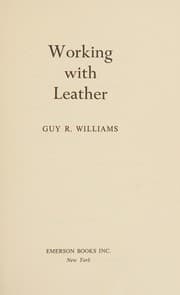 Tapa de Working with leather