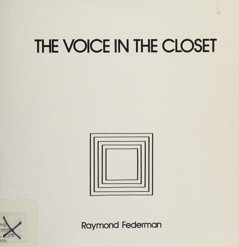 Tapa de The voice in the closet