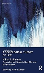Tapa de Sociological Theory of Law