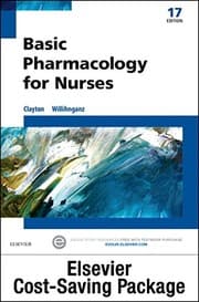 Tapa de Basic Pharmacology for Nurses - Text and Study Guide Package