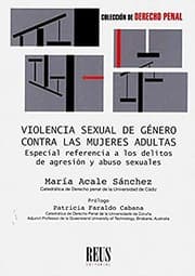 Tapa de Violencia sexual de género contra las mujeres adultas