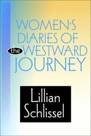 Tapa de Women's Diaries of the Westward Journey
