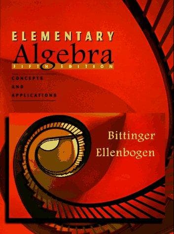 Tapa de Elementary algebra
