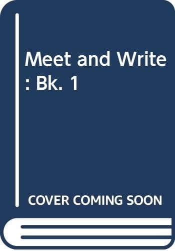 Tapa de Meet and Write : Book 1