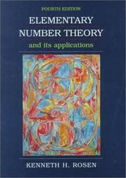 Tapa de Elementary Number Theory and Its Applications