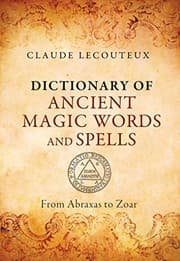 Tapa de Dictionary of ancient magic words and spells