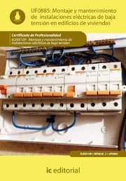 Tapa de Montaje y mantenimiento de instalaciones eléctricas de baja tensión en edificios de viviendas. ELEE0109 - Montaje y mantenimiento de instalaciones eléctricas de baja tensión