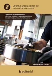 Tapa de Operaciones de mecanizado manual. fmee0208 - montaje y puesta en marcha de bienes de equipo y maquinaria industrial
