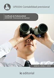 Tapa de Contabilidad previsional. adgn0108 - financiación de empresas