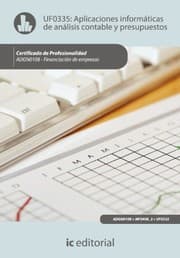 Tapa de Aplicaciones informáticas de análisis contable y presupuestos. adgn0108 - financiación de empresas