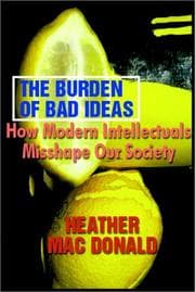 Tapa de The burden of bad ideas