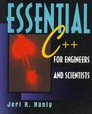 Tapa de Essential C++ for engineers and scientists
