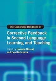 Tapa de Cambridge Handbook of Corrective Feedback in Second Language Learning and Teaching