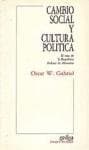 Tapa de Cambio social y cultura política