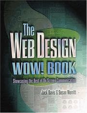 Tapa de The Web Design Wow! Book