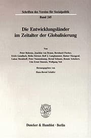 Tapa de Die Entwicklungsländer im Zeitalter der Globalisierung