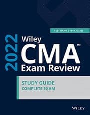Tapa de Wiley CMAexcel Learning System Exam Review 2021