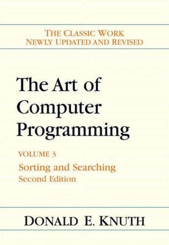 Tapa de Art of Computer Programming, Volume 3